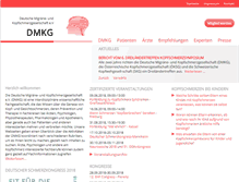 Tablet Screenshot of dmkg.de